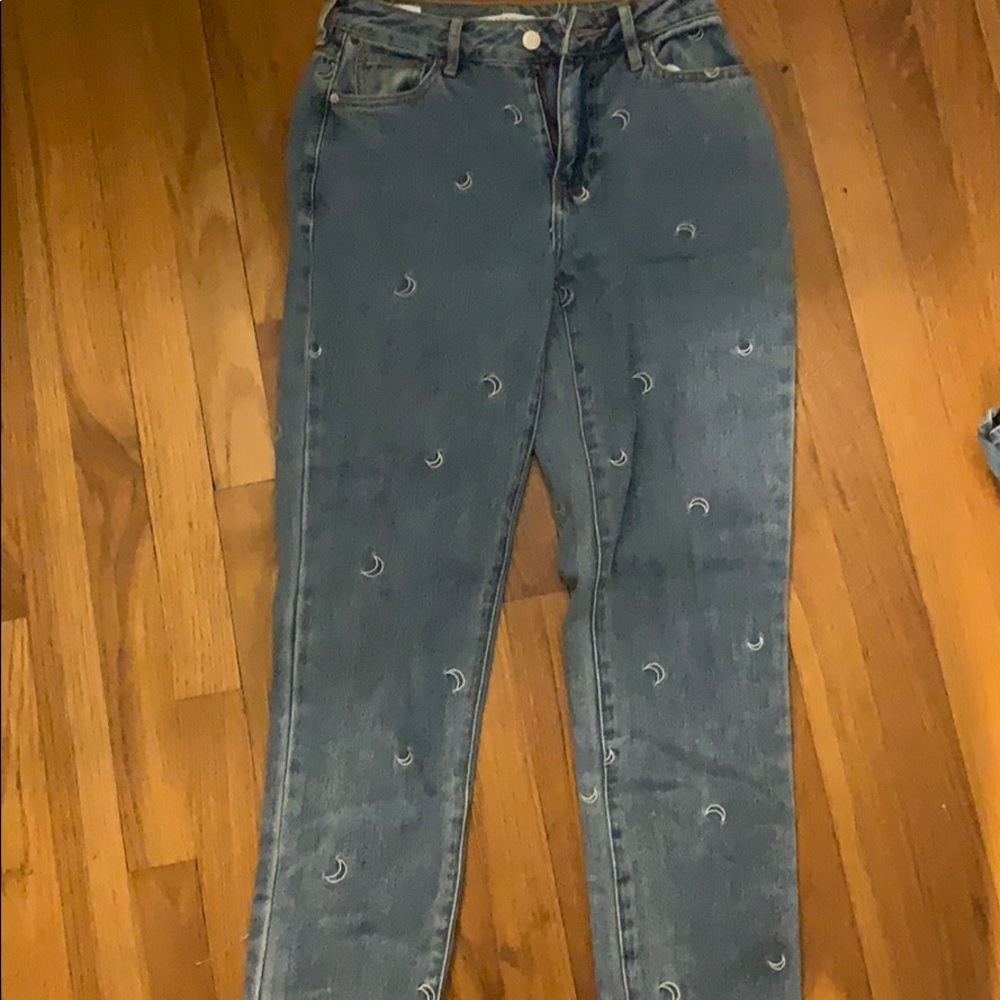 pacsun over the moon mom jeans size 25